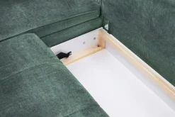 Narożniki|Instilo Narożnik rozkładany zielony VIGO prawy