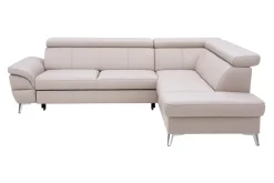 Narożniki|Trend Line Narożnik skórzany beżowy LEMAN prawy