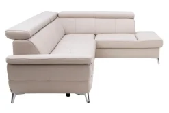 Narożniki|Trend Line Narożnik skórzany beżowy LEMAN prawy