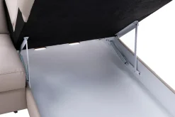 Narożniki|Trend Line Narożnik skórzany beżowy LEMAN prawy