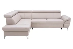 Narożniki|Trend Line Narożnik skórzany beżowy LEMAN lewy