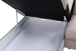 Narożniki|Trend Line Narożnik skórzany beżowy LEMAN lewy