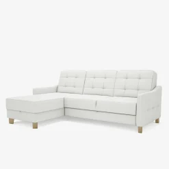 Narożniki|Impresti Narożnik skórzany biały MALMO