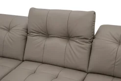 Narożniki|Agio Divani Narożnik skórzany pikowany PAULA prawy