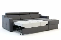 Inspire Narożnik skórzany rozkładany KOBE prawy