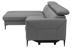 Narożnik skórzany szary MARTE lewy