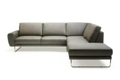 Narożniki|Trend Line Narożnik skórzany szary SPRING prawy