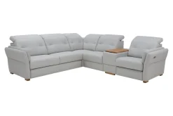 Narożniki|Inspire Narożnik skórzany z funkcją relaks BRONX lewy