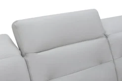 Narożniki|Inspire Narożnik skórzany z funkcją relaks BRONX lewy