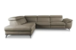 Trend Line Narożnik skórzany z funkcją relaks PANAMA lewy