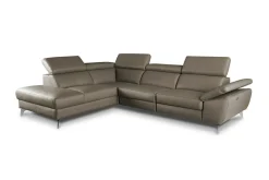 Trend Line Narożnik skórzany z funkcją relaks PANAMA lewy