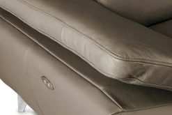 Trend Line Narożnik skórzany z funkcją relaks PANAMA prawy