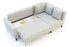 Narożniki|Fresh Narożnik szary DEVON prawy