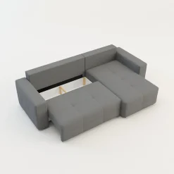 Narożniki|FN Design Narożnik szary DRAGON prawy