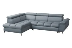 Narożnik szary rozkładany PLAZA lewy