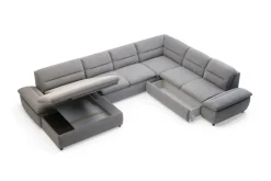 Comfort Line Narożnik szary TAURO NEW lewy