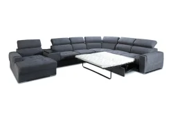 Narożniki|Inspire Narożnik szary VESTA prawy