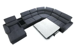 Narożniki|Inspire Narożnik szary VESTA prawy