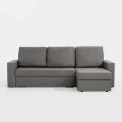 Exline Narożnik szary z 2 pojemnikami FLAT