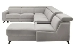 Impresti Narożnik szary z funkcją relaks ALAMO lewy