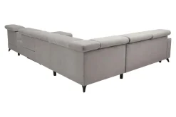 Impresti Narożnik szary z funkcją relaks ALAMO lewy