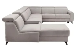 Impresti Narożnik szary z funkcją relaks ALAMO prawy