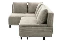 Fresh Narożnik sztruksowy beżowy LOGOS lewy