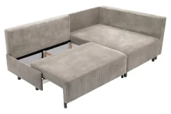 Narożniki|Fresh Narożnik sztruksowy beżowy LOGOS prawy