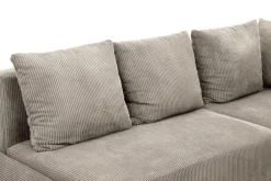 Narożniki|Fresh Narożnik sztruksowy beżowy LOGOS prawy