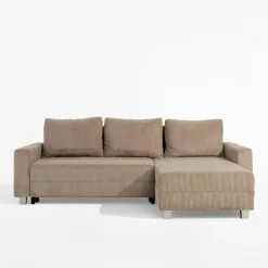 Narożniki|Fresh Narożnik sztruksowy beżowy AVOLA