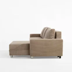 Narożniki|Fresh Narożnik sztruksowy beżowy AVOLA