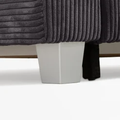 Fresh Narożnik sztruksowy grafitowy AVOLA