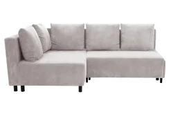 Fresh Narożnik sztruksowy jasnoszary LOGOS lewy