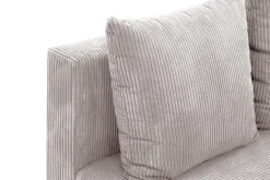 Fresh Narożnik sztruksowy jasnoszary LOGOS lewy