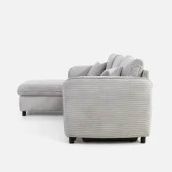 inny Narożnik sztruksowy jasnoszary MIRE