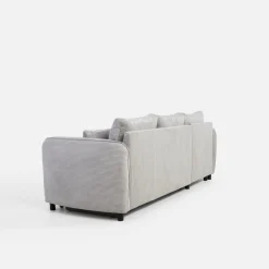 inny Narożnik sztruksowy jasnoszary MIRE