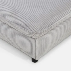 inny Narożnik sztruksowy jasnoszary MIRE