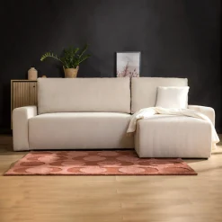 Mavik Narożnik sztruksowy kremowy ARAGON