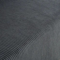 Fresh Narożnik sztruksowy rozkładany grafitowy HONEY