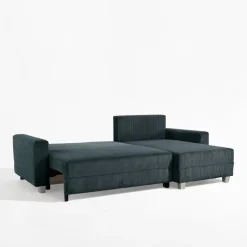 Narożniki|Fresh Narożnik sztruksowy szaroniebieski AVOLA