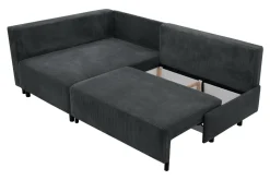 Narożniki|Fresh Narożnik sztruksowy szary LOGOS lewy