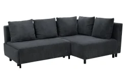 Fresh Narożnik sztruksowy szary LOGOS prawy