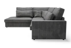 Agio Divani Narożnik sztruksowy szary COAST lewy