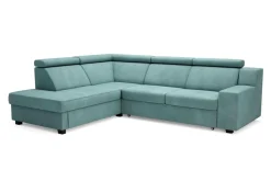 Narożniki|Fresh Narożnik turkusowy LINEA lewy