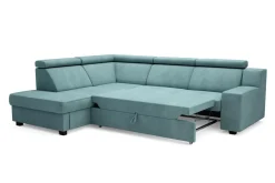 Narożniki|Fresh Narożnik turkusowy LINEA lewy