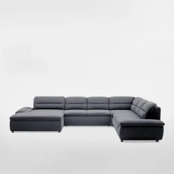 Narożniki|Comfort Line Narożnik U szary TAURO NEW lewy