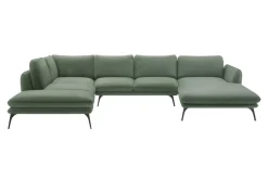 Instilo Narożnik U zielony PORTIMAO 3B lewy