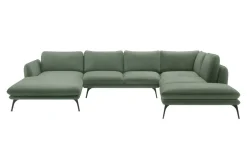 Narożniki|Instilo Narożnik U zielony PORTIMAO 3A prawy