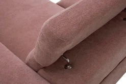 Narożniki|Trend Line Narożnik U-kształtny z funkcją relaksu różowy CORBY prawy