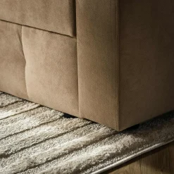 Narożnik z 2 pojemnikami beżowy LAVERNA